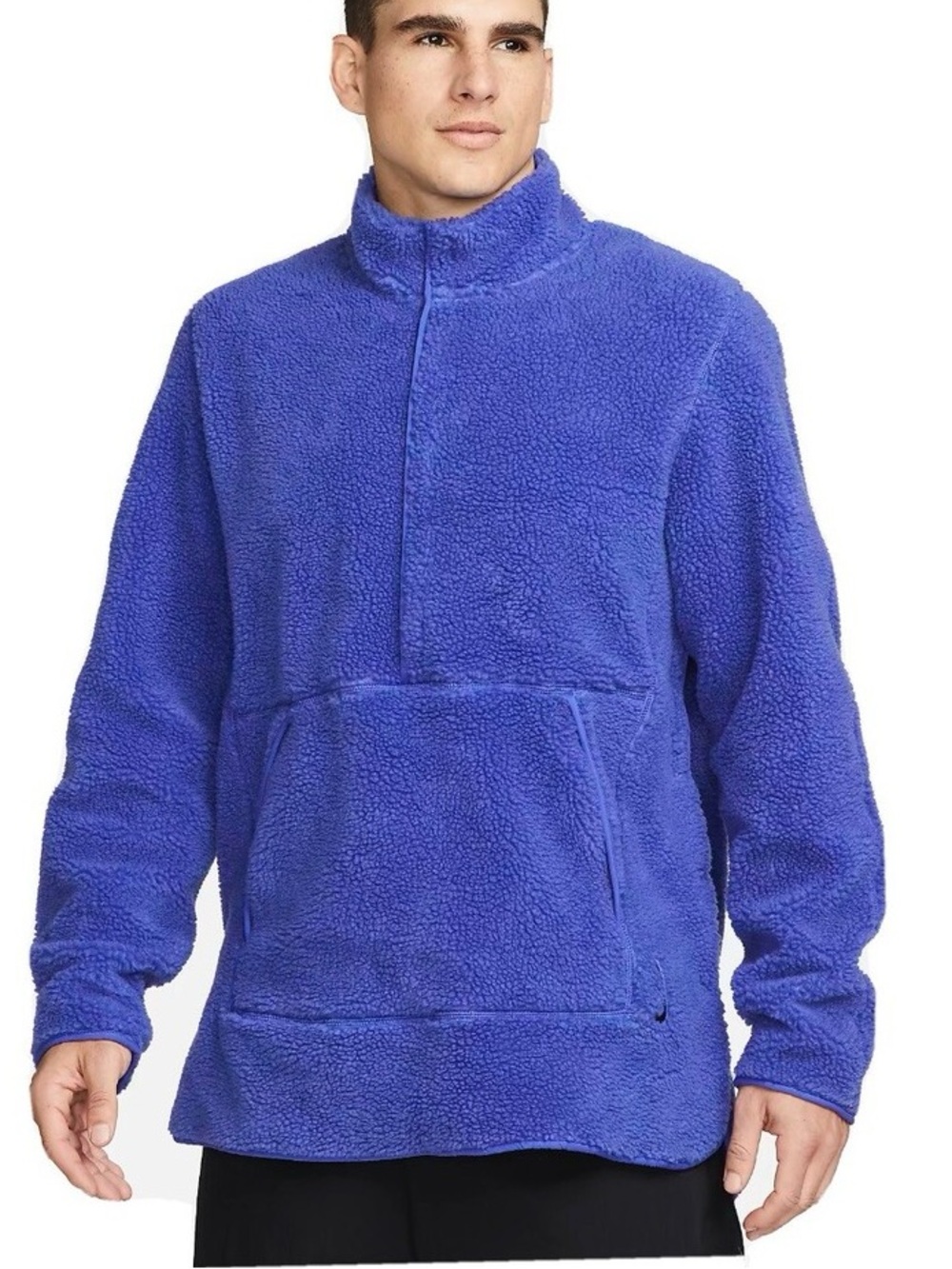 Nike Yoga Sherpa Pinnacle Half-Zip Sweatshirt Mens US Size Medium